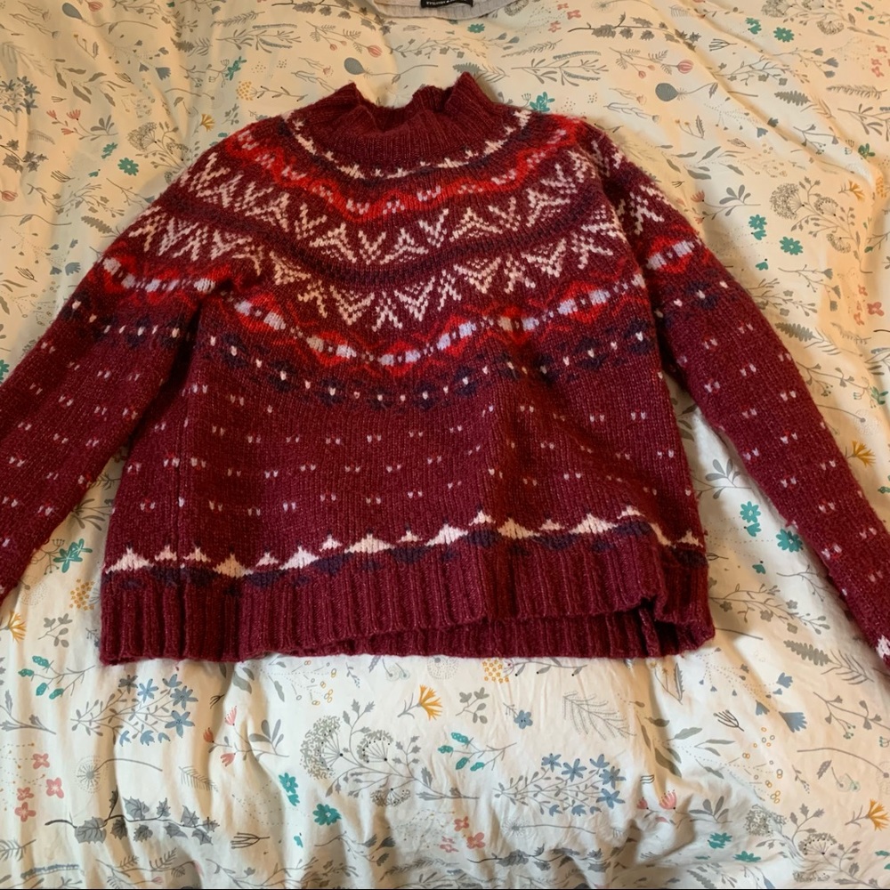 Patterned sweater